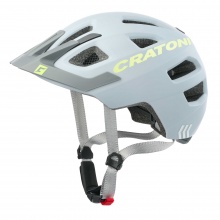 Cratoni Children's Bicycle Helmet Maxster PRO matte light grey/neon yellow